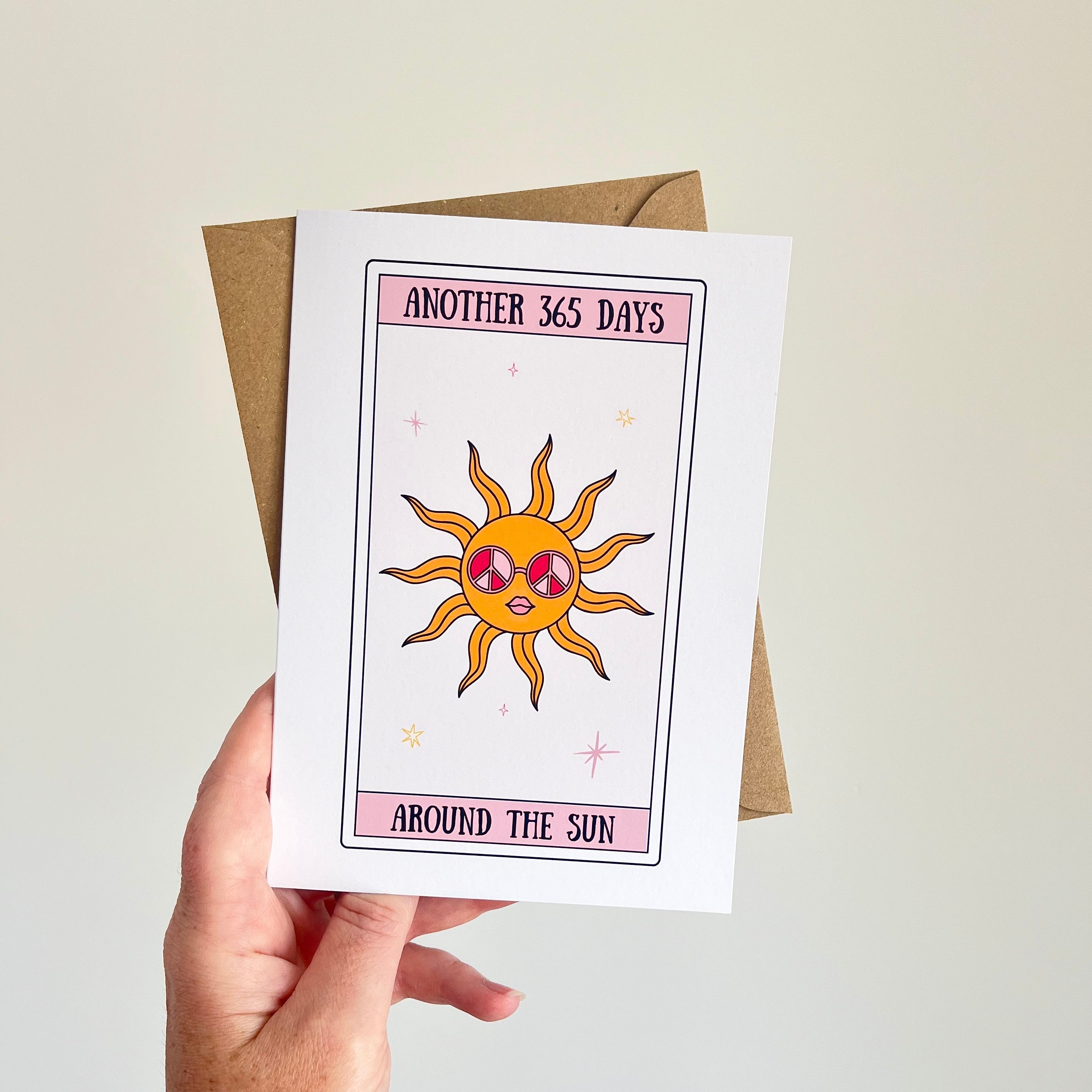 Tarot 365 Days Around the Sun - Birthday Card