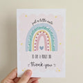 Rainbow - Thank You Card