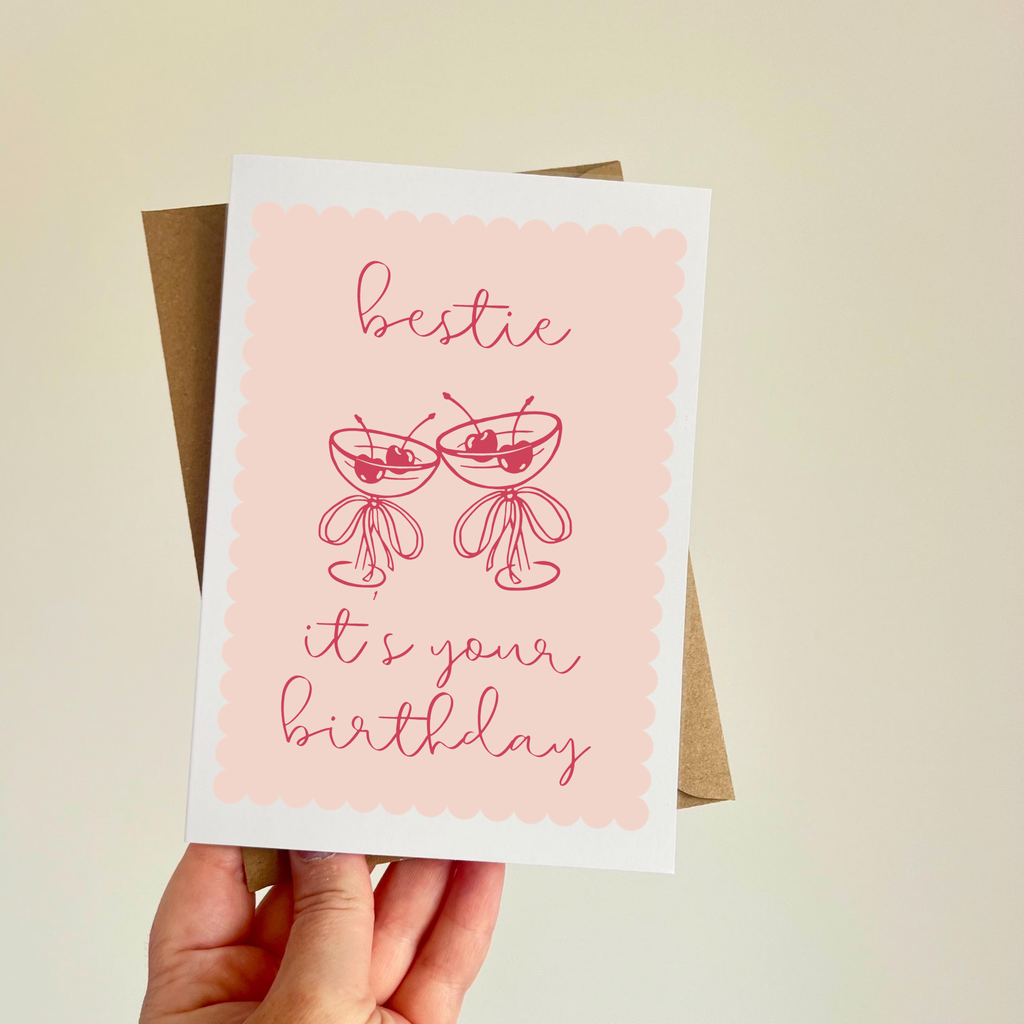 Bestie It's Your Birthday! - Birthday Card