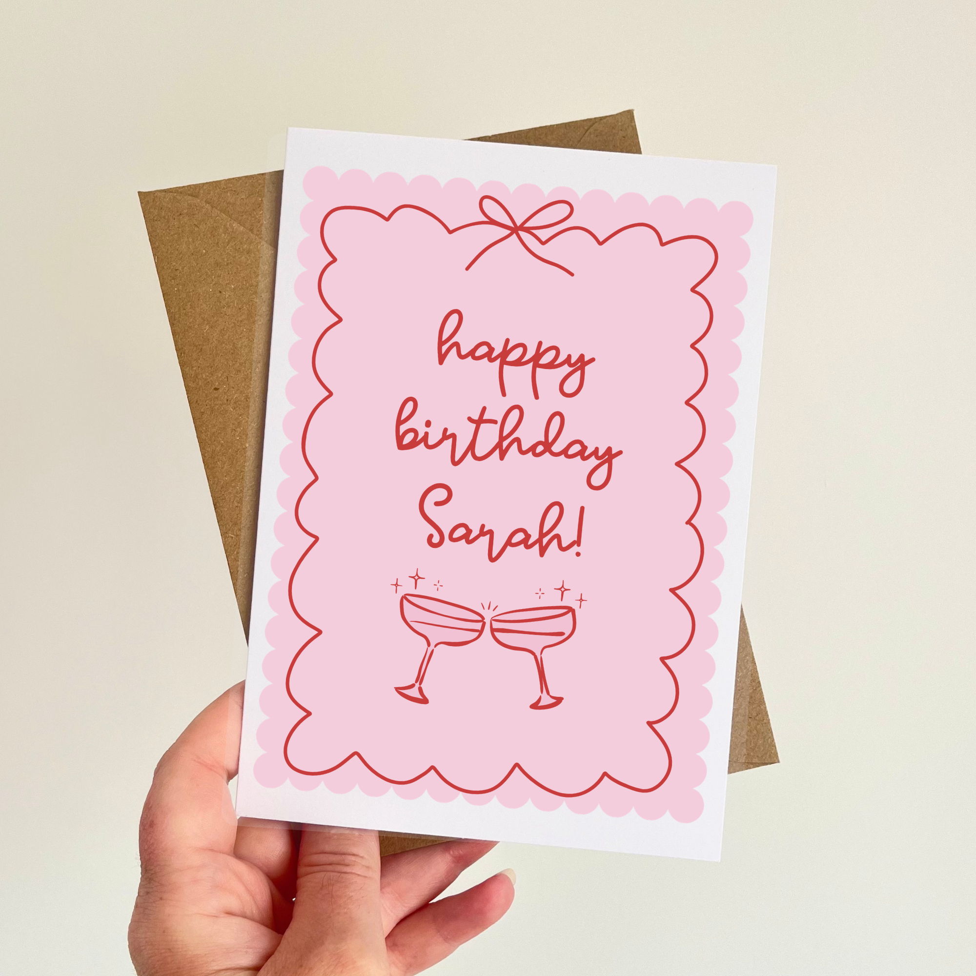 Happy Birthday Custom - Personalised Birthday Card