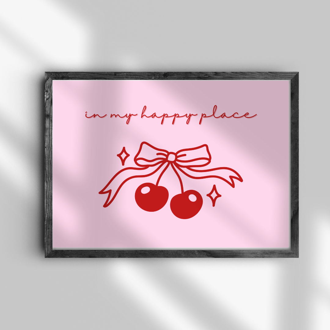 In My Happy Place - Wall Print