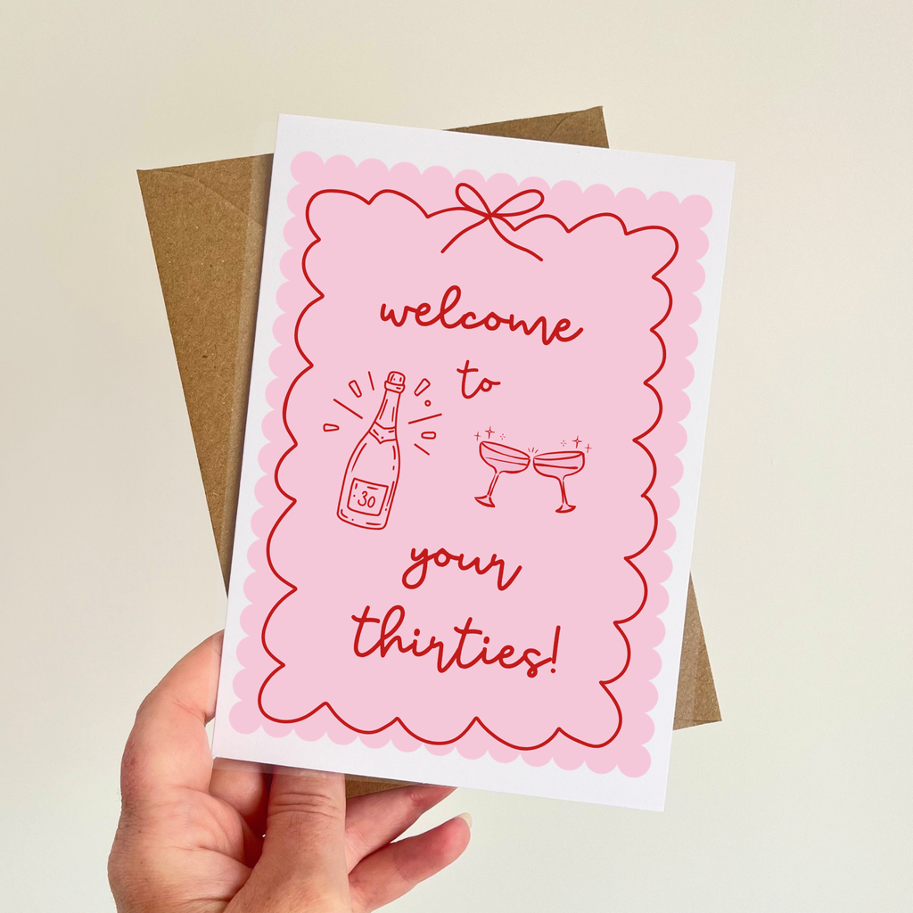 Welcome to Your Thirties - 30th Birthday Card