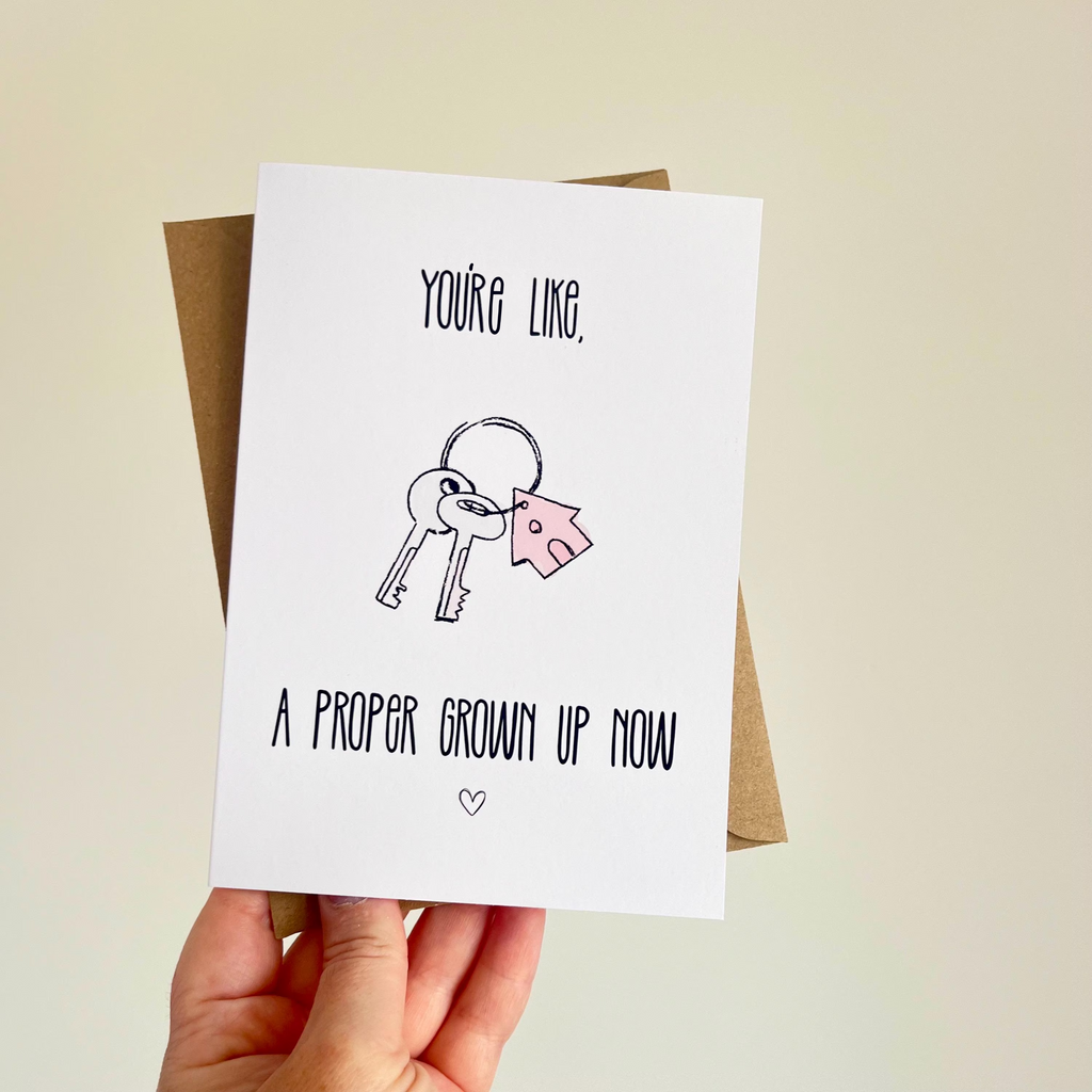 So Grown Up - New Home Card